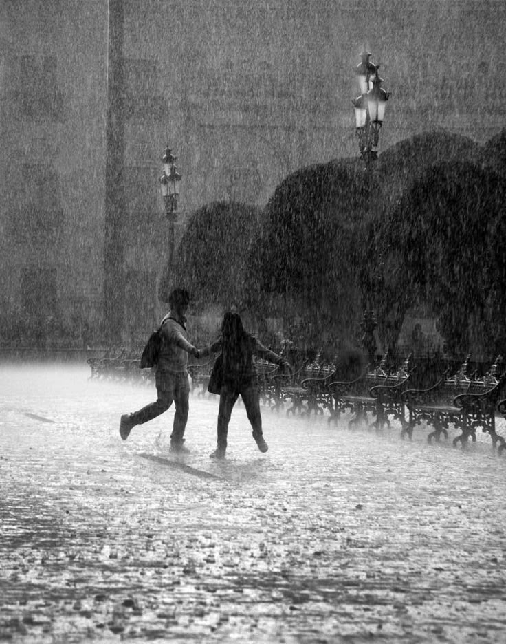 a stranger in the rain